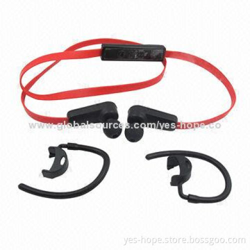 Waterproof Sports Stereo Bluetooth Headphones with 2,402-2,480MHz Frequency